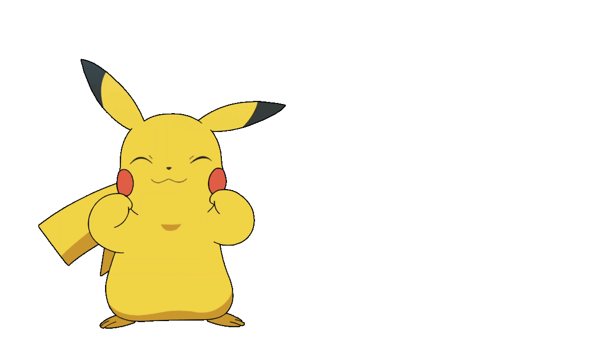 Animated Pikachu accent